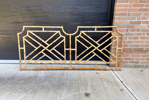 Vintage bamboo rattan fretwork - vintage,