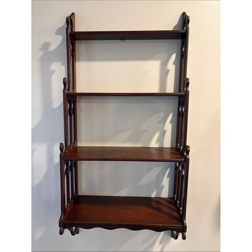 Vtg 4 tier chippendale - vtg, 35.5"